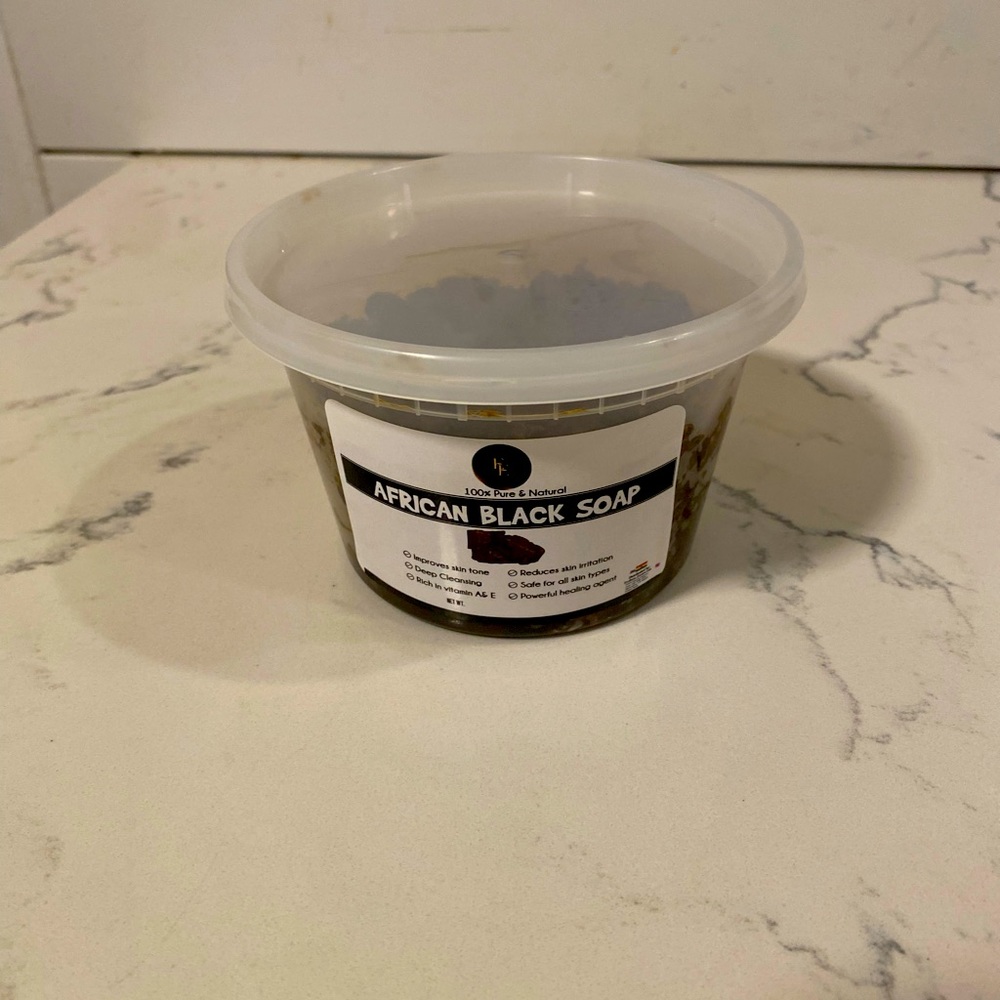 Natural African Black Soap